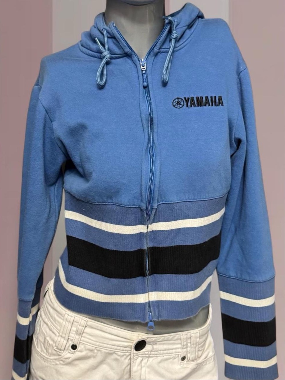Yamaha Y2K waist-cinch Hoodie